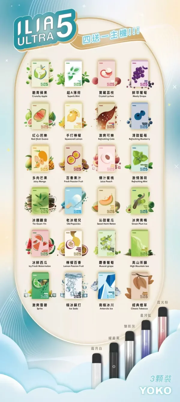 WeChat 圖片_20250610183206 ILIA 哩亞五代煙彈 <br>4盒送主機賣場